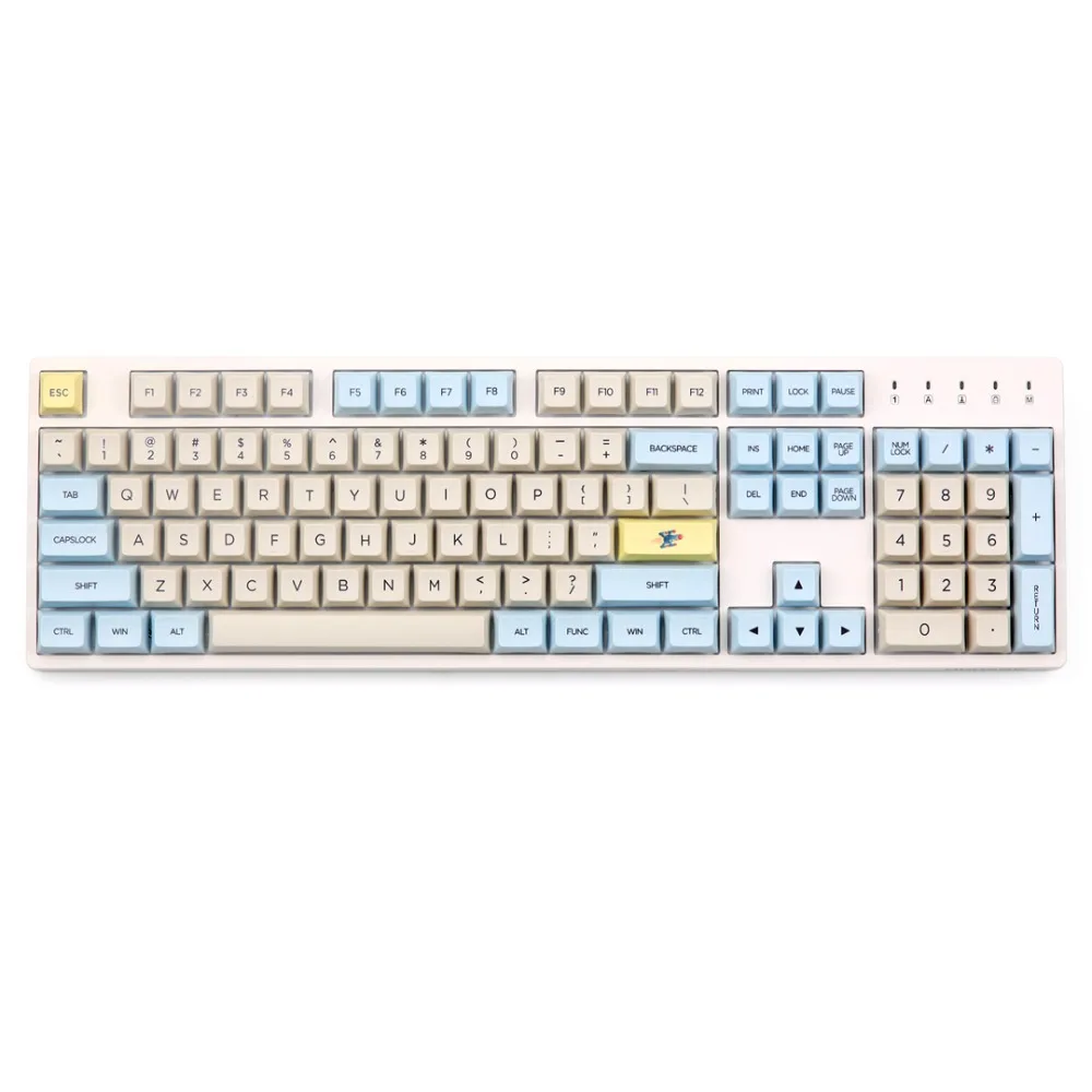 Исследуйте космическое пространство keycap XDA профиль PBT Материал краситель