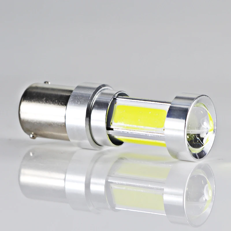 1X P21W 1156 BA15S 1157 BAY15D canbus автомобиля светодио дный лампочки 12 В COB super white auto Back Up огни