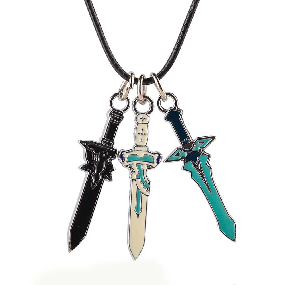 

Cosplay Costume Sao Sword Art Online Kirito DARK REPULSER Asuna Pendant Necklace