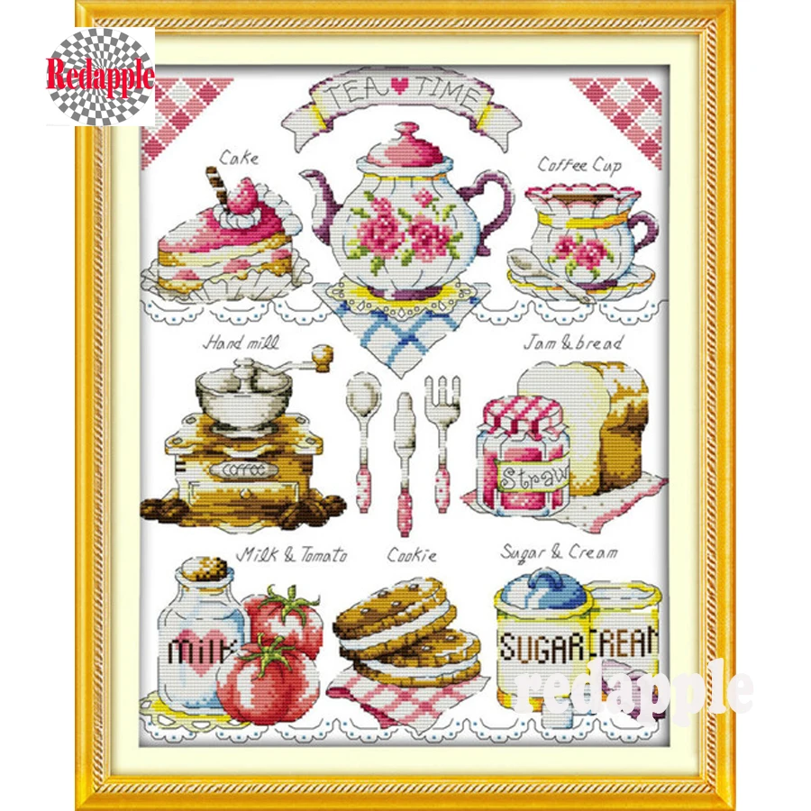 

5D square diamond painting diy diamond embroidery painting cross stitch Home Decor Full diamond mosaic Cake Tea Cup