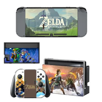 

The Legend of Zelda Decal Vinyl Skin Sticker for Nintendo Switch NS Console+Controller+Stand Holder Protective Film