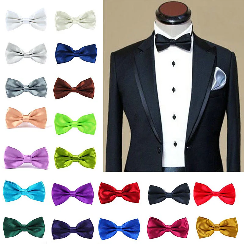 Мужской галстук-бабочка, свадебный платок, формальный атласный классический однотонный галстук-бабочка, модный квадратный Карманный Подарочный стиль, галстук-бабочка, галстук, Новинка