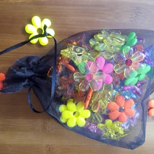 500 шт. 17*23 см чёрного цвета, подарочная Сумка из органзы стенд для ювелирных украшений сумки мешочек со шнурком для браслет/ожерелье мини плетеная Сумка