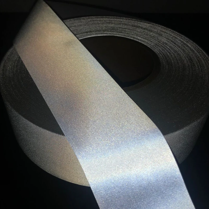 5cm width High Silver Reflective Fabric Sew on Clothing