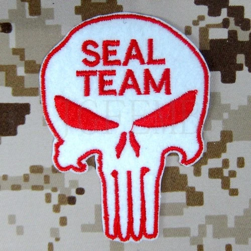 Красный NSWDG DEVGRU Seal Team 6 черепов МССБ вышивка патч значки B2872|patch badge|embroidery badgesbadge badges