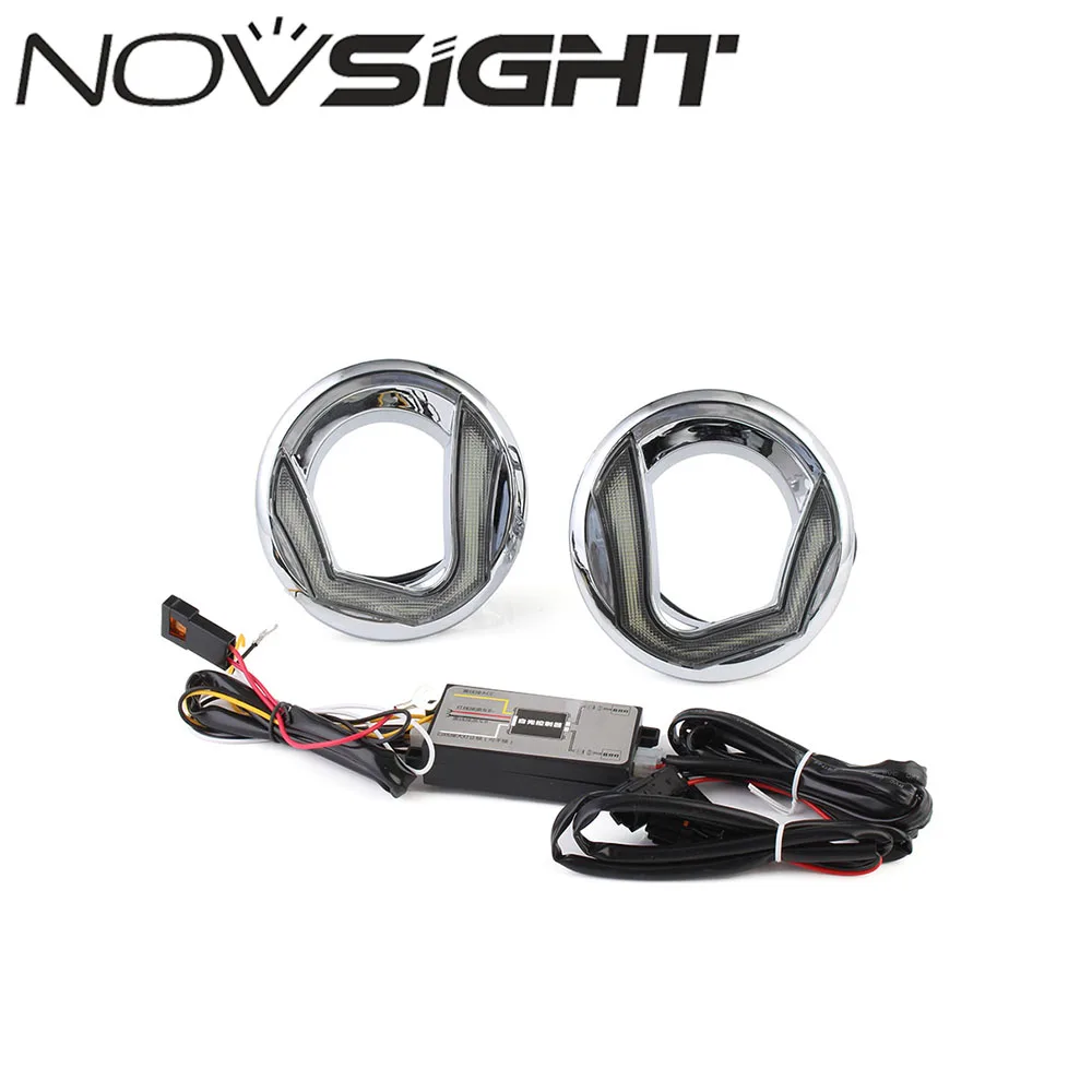 

NOVSIGHT New Arrival Car LED DRL Daytime Running Light Driving Lamp For Toyota Prado 2015-2017 White D25