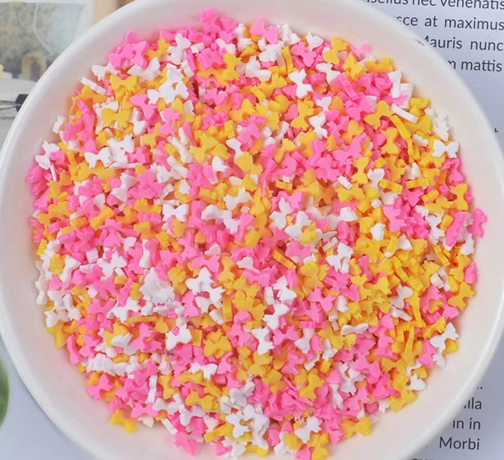 FLA 100g Slime Clay Fake Candy Sweets Sugar Sprinkle Decorations for Fake Cake Dessert Food Particles Decoration Toys 17