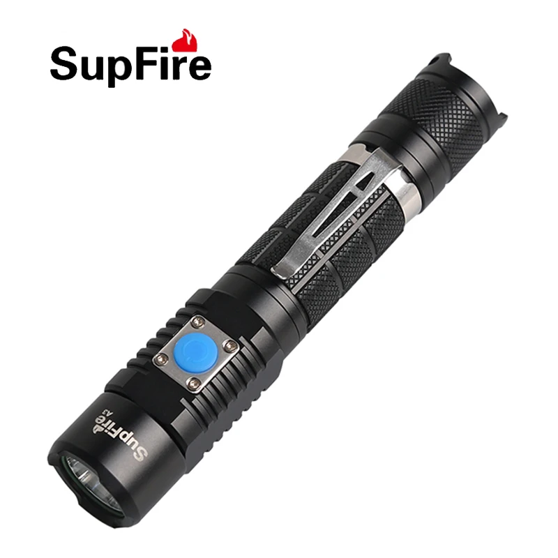 

10W Powerful 18650 Powered CREE XML L2 LED USB MINI Flashlight Waterproof Rechargeable Hand LED Torch 1200LMS High Bright 5 Mode