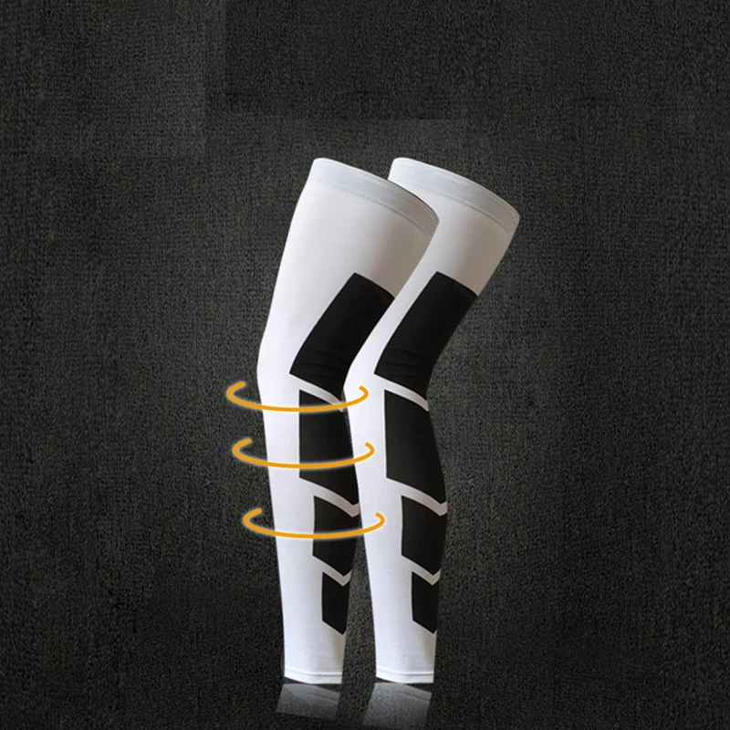 1 шт., компрессионные эластичные спортивные Леггинсы с длинным рукавом для ног, Компрессионные носки, поддерживающие защиту от боли и восстановления