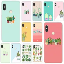 Plantas tropicales Cactus hojas de Banana duro funda de teléfono para Xiaomi mi MAX 3 9 8 iPhone 6 5S A2 Lite mi x 2S A1/5X F1 9T CC9e A3 pro