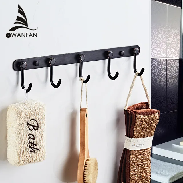 Robe Hooks Br Towel Clothes Hanger Bathroom Door Wall Robe Hooks Br Towel Clothes Hanger Bathroom Door Wall Mounted Bedroom Accessories Bath Hardware