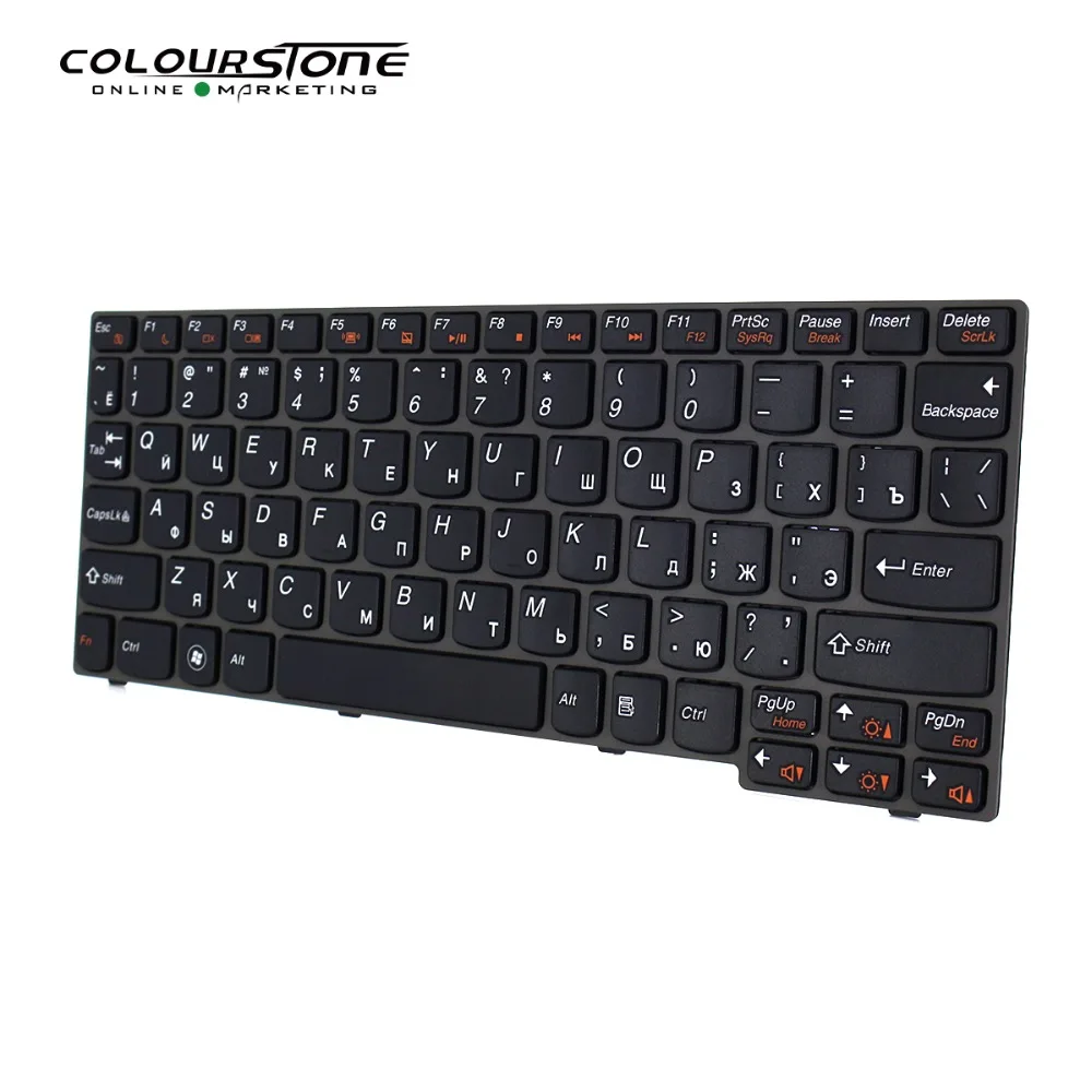 RU черная рамка Клавиатура для ноутбука lenovo S100 S110 S10-3 S10-3s V12318BBS1-RU ноутбук с поддержкой русского языка клавиатуры