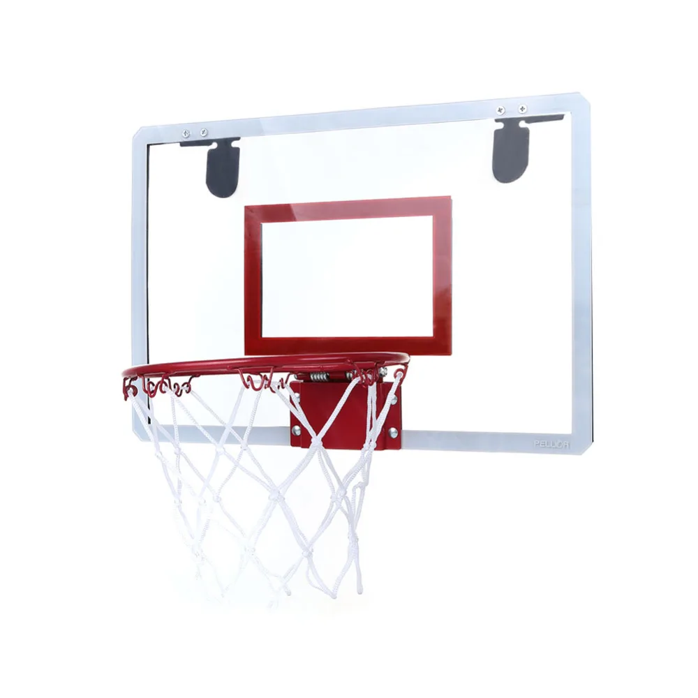 Pellor Крытый мини Баскетбол обруч кронштейн для офиса игры 18 &quotх 12&quot прозрачный