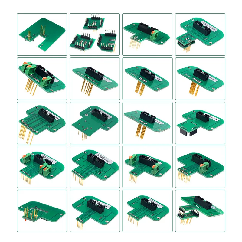 Онлайн красный ЕС KESS V2 5,017 V2.47 Ktag V7.020 OBD2 менеджер Тюнинг Комплект KESS V5.017 4 светодиодный K-tag V2.25 BDM Рамка ECU программист - Цвет: 22PCS BDM Adapters