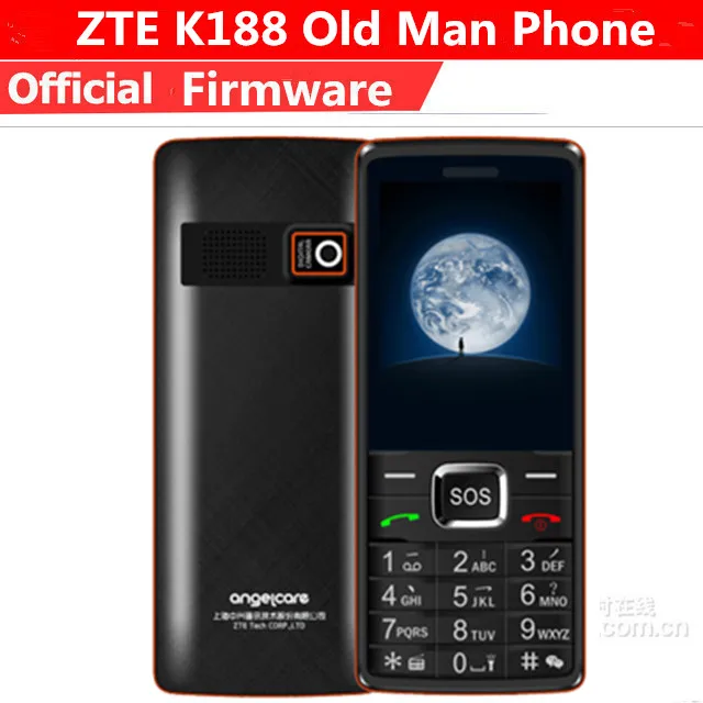 zte K188 4G LTE мобильный телефон 2," 320x240 MP3 камера SOS флэш-светильник 1500 мАч большая буква большой лоунд телефон для пожилых людей