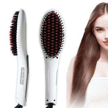 

2020 Professional Beard Hair Straightener Hairdressing Comb Straightening Brush Multifunctional Curler Tool Heating Comb