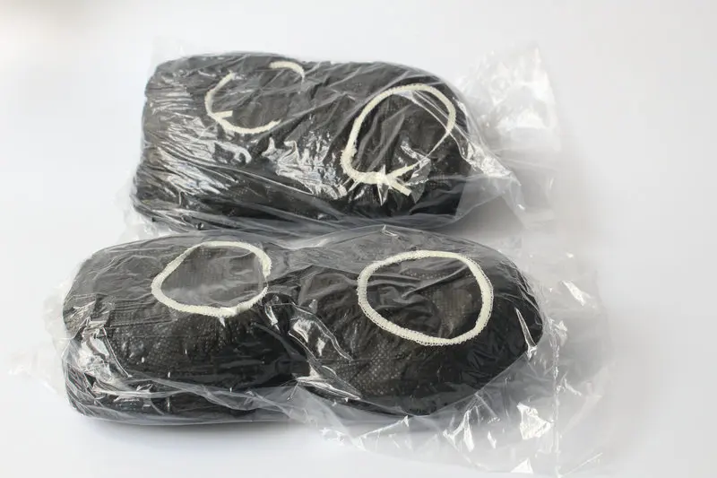 Linhuipad 12 13cm Black Non Woven Disposable Sanitary Headphone Cover 20pcs lot Free shipping
