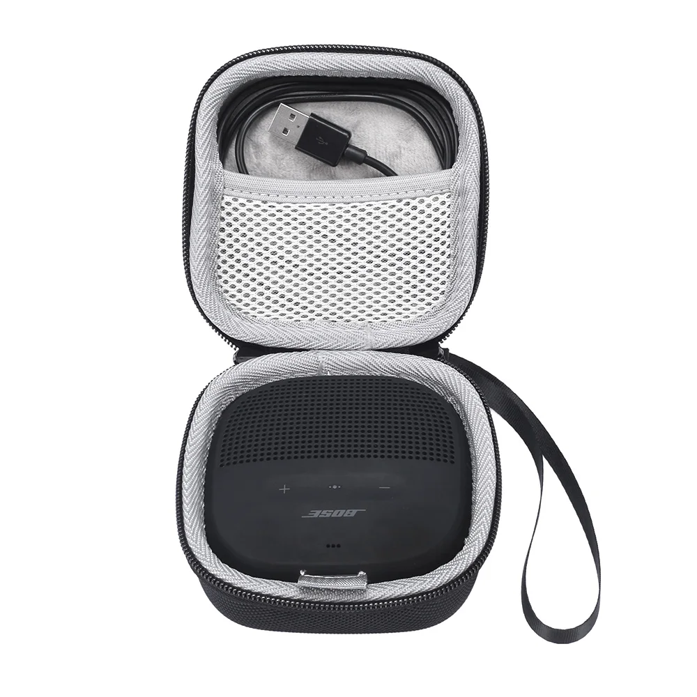 Estuche r/ígido de Transporte con Soporte para Bose SoundLink Micro Altavoz Bluetooth Se Adapta a Cable USB y Otros Accesorios Negro