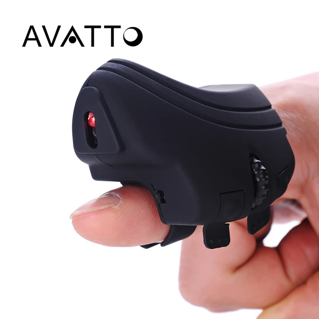 [ AVATTO ] Bluetooth Wireless Finger 3D Gaming Mouse USB Optical Mice for Windows Mac PC Laptop Android Tablet Phone