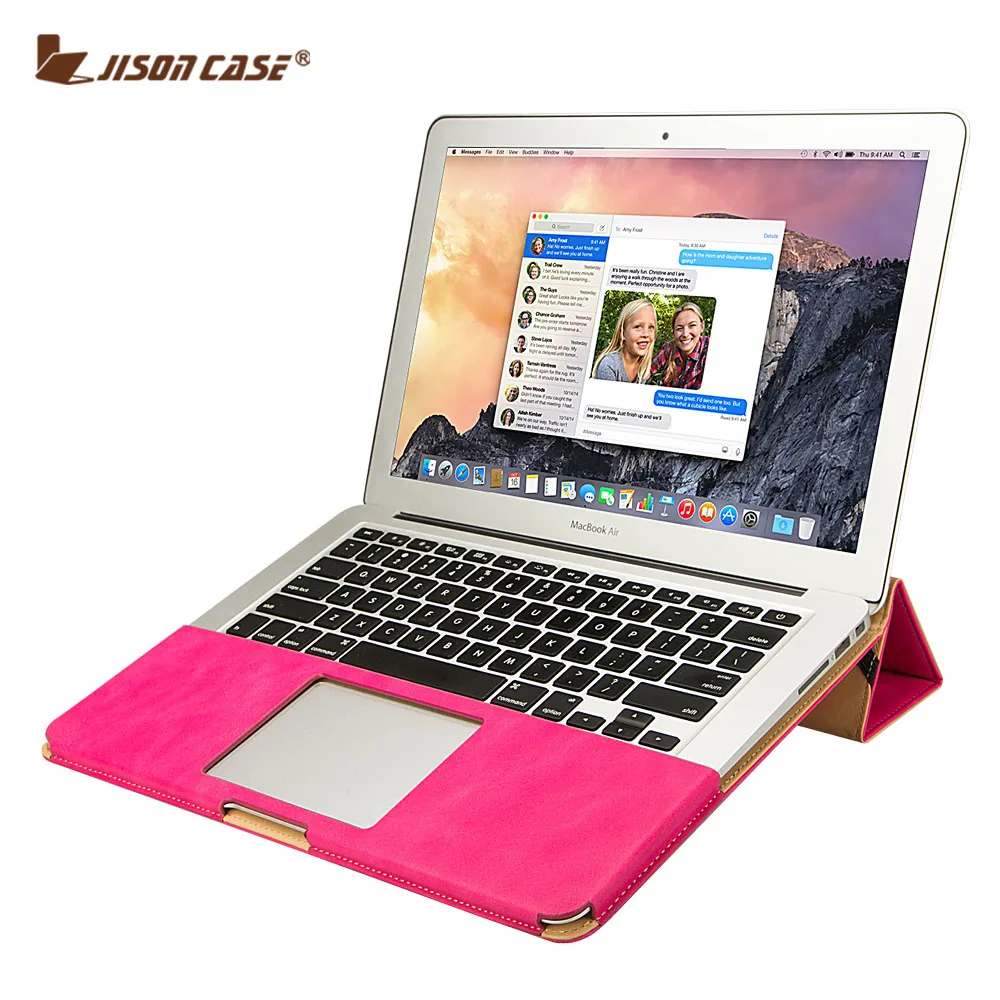 Роскошные сумки чехлы для ноутбука Macbook Air Retina 11 12 13 3 дюйма чехол Jisoncase из
