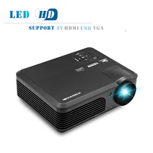 4200 Lumens LED Home Cinema Mobile Projector Full HD Video Beamer Projeksiyon Display For Smartphone iPhone