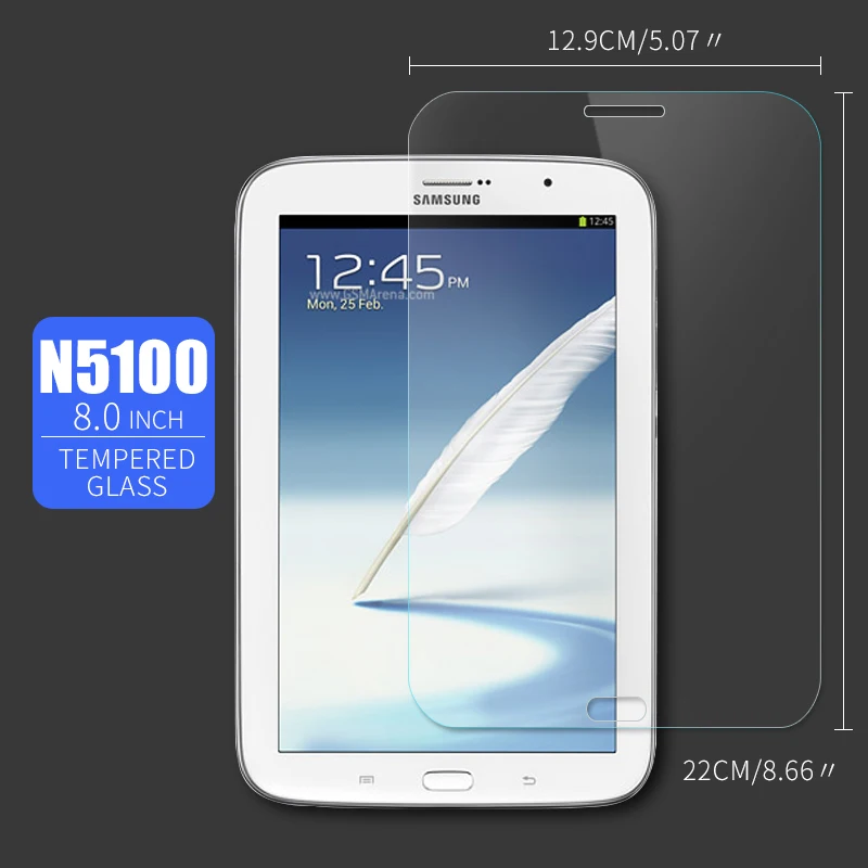 HD планшет закаленное стекло для samsung Galaxy Tab T285 T580 T280 T700 T800 Защитная пленка для samsung N5100 P3100 T320 T230 - Цвет: For Samsung N5100