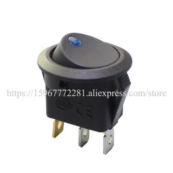 

LED miniature Rocke Switch ON-OFF Rocker Switch KCD1-8-101EN With lamp red yellow blue green
