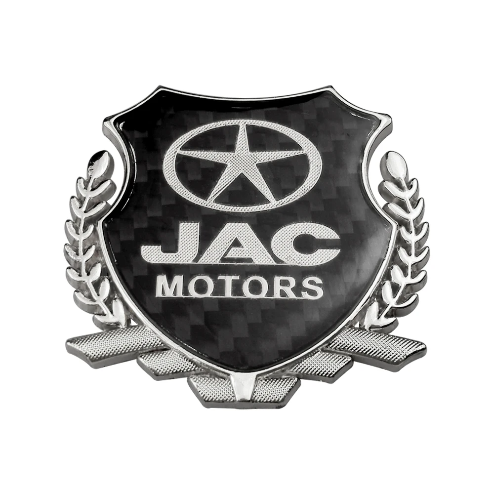 Автомобильный Стайлинг 3D металлическая эмблема знак, наклейка на автомобиль наклейки автомобильные аксессуары для JAC J3 S2 S3 S5 J6 J2 S2 для дождливой погоды, R3 T8 M5 M4 M3 A60 A30 IEV