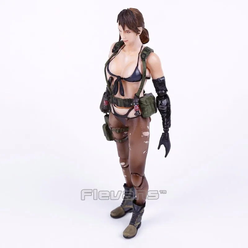 Play Arts KAI Metal gear Solid V The Phantom Pain Quiet ПВХ фигурка Коллекционная модель игрушки 26 см