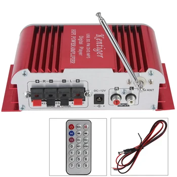 

Kentiger HY3006 DC 12V Digital Car Stereo HiFi Power Amplifier Audio Music Mp3 Player USB MP3 SD FM Remote Control