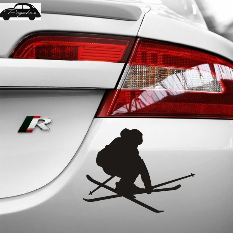 Pegatina Skiing Sticker Winter Sports Snow Decal Ski Posters Vinyl Wall