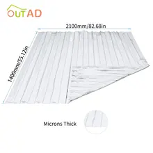 OUTAD 10 упаковок, уличная водонепроницаемая ветрозащитная многоразовая экстренная помощь, спасательное тепловое одеяло, защита от солнца, защита от солнца