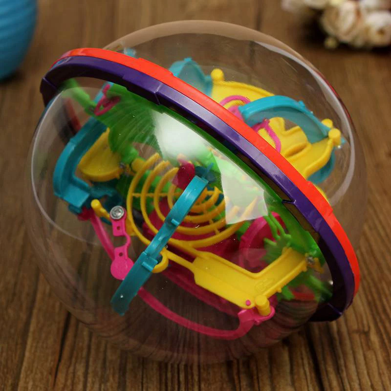 Fun 3D Magic Maze Ball perplexus magical intellect ball educational toys Marble Puzzle Game perplexus balls IQ Balance toy