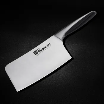 

Free Shipping MAYA Stainless Steel Forged Kitchen Chop Bone Cut Meat Dual-purpose Knife Chef Cooking Knife Cleaver Chopper Knife