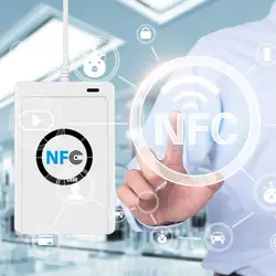 RFID, смарт-карты Дубликатор с индикатором Дубликатор NFC ACR122U записываемый клон по USB S50 13,56 МГц ISO/IEC18092 + 5 шт M1 карты