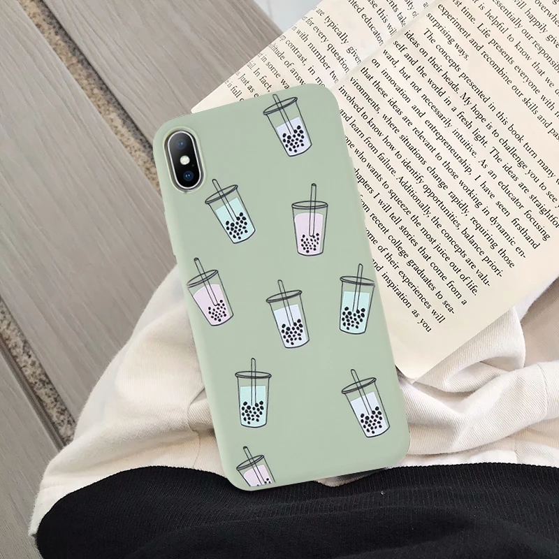 Мягкий силиконовый чехол для iPhone X XS MAX XR 7 6 6s Plus|Бамперы| |