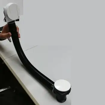 

plastic drain water pipe with flexible pipe and control with switch for working
