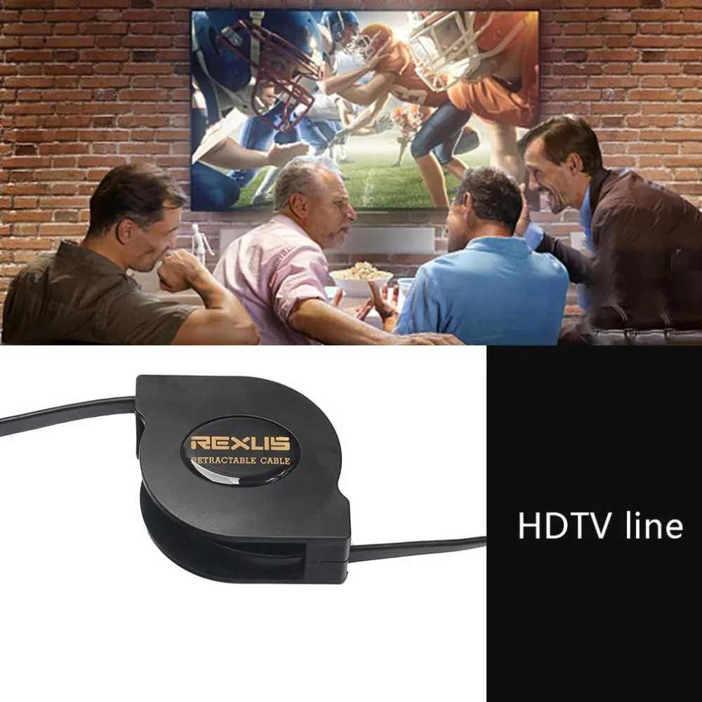 HDMI كابل مسطح قابل للسحب النحاس HDMI 1.4 كابل 5 Gps دعم 3D عرض ل العارض مشغل ديفيدي تلفاز LCD