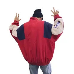 Куртка Для мужчин негабаритных Курточка бомбер Для мужчин пилот хип-хоп куртка с рукавами «летучая мышь» осень мужской плотное пальто
