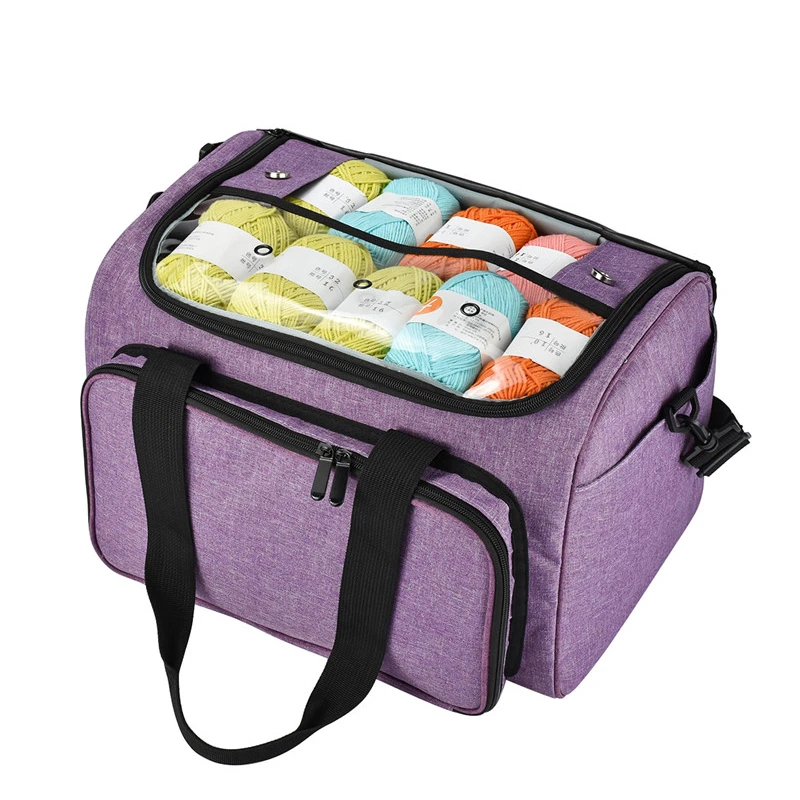 Fil Sac de Rangement Sac A Main Fil Crochet à Tricoter Accessoire Organisateur Crochet Sac Fil Sac de Rangement Sac A Main Fil Crochet à Tricoter Accessoire Organisateur Crochet Sac