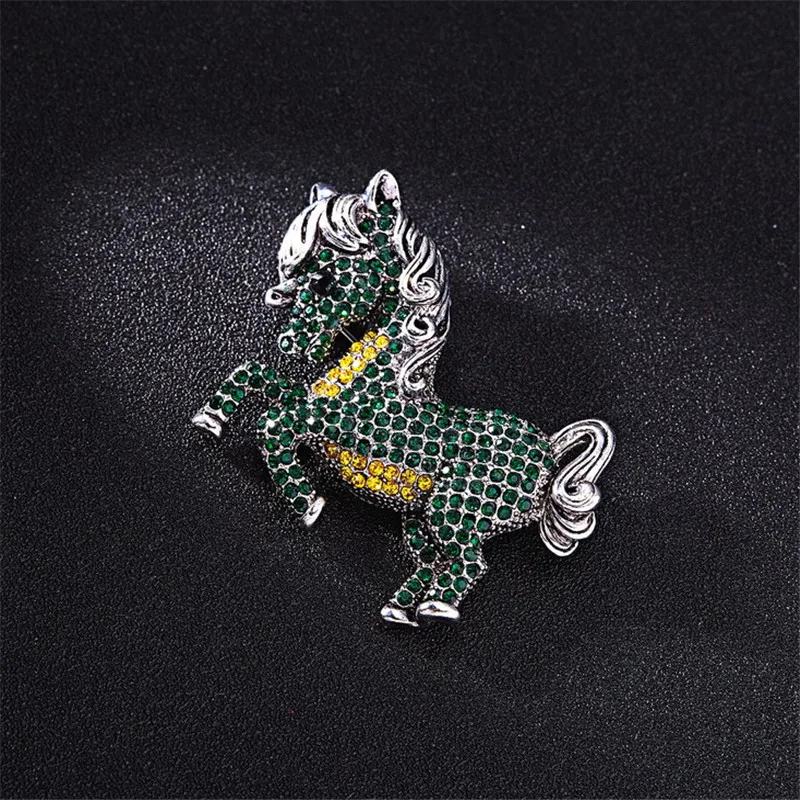 

WWLB The New 3 Style Wild Horse Cactus Enamel Lobster Brooch Pin Button Shirt Collar Badge For Women Men Child Animal Jewelry