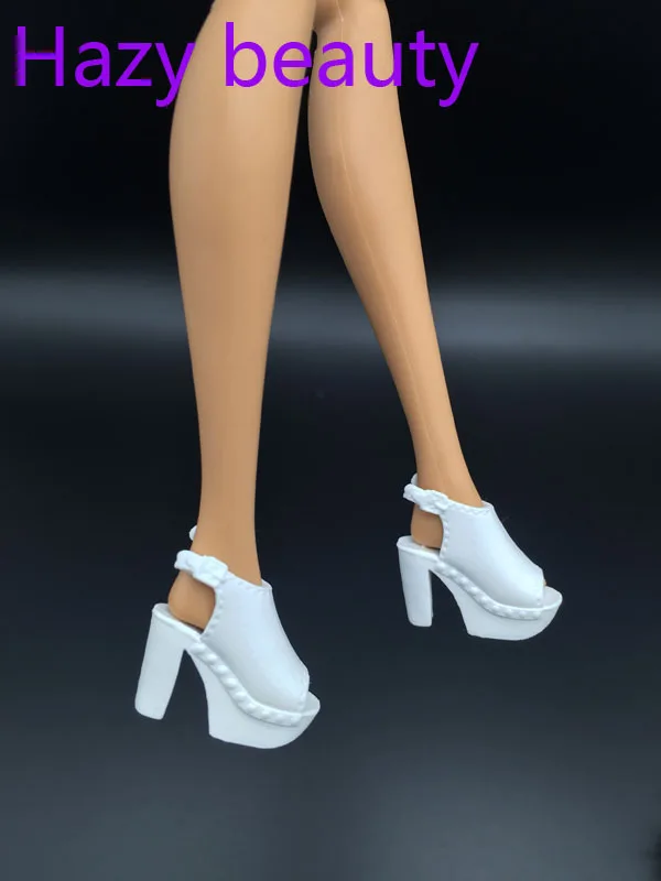 Белые туфли на высоком каблуке для куклы BB BBI890 - Цвет: C1C