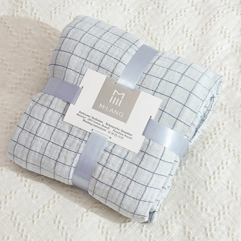 

Cotton Summer Thermal Throw Blanket for Sofa Bed Nap Summer Bedding Coverlet Muslin Blankets for Kids Adults