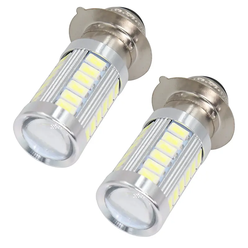 RXZ 2pcs P15D H6M LED Motorcycle Headlight DC12V PX15D Motorcycle Head Lamp white Fog Light DRL Daytime Running Lights 12v - Image 2