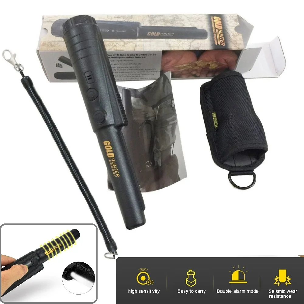 

Handheld Metal Detector Airport Dock Security Inspection Scanner Instrument Examination Tool Gold Detector For Shop Supermarket