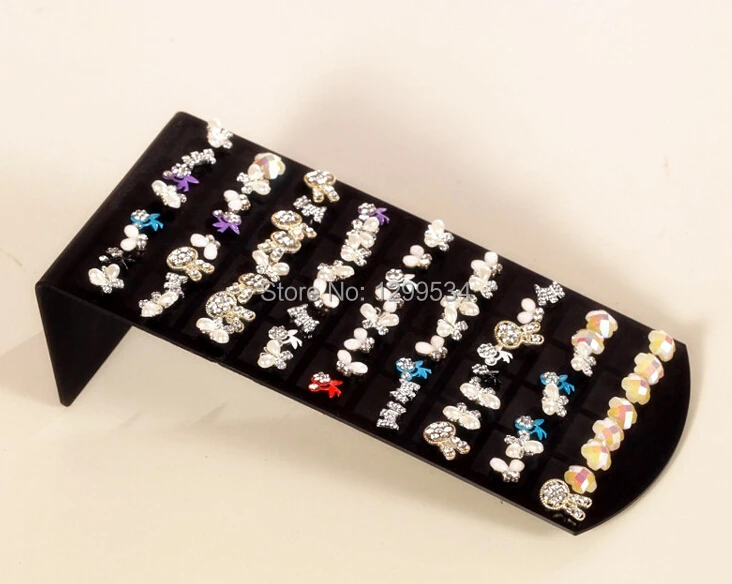 Free Shipping 20pcs/lot 36Pairs Black Plastic Earrings Ear Studs