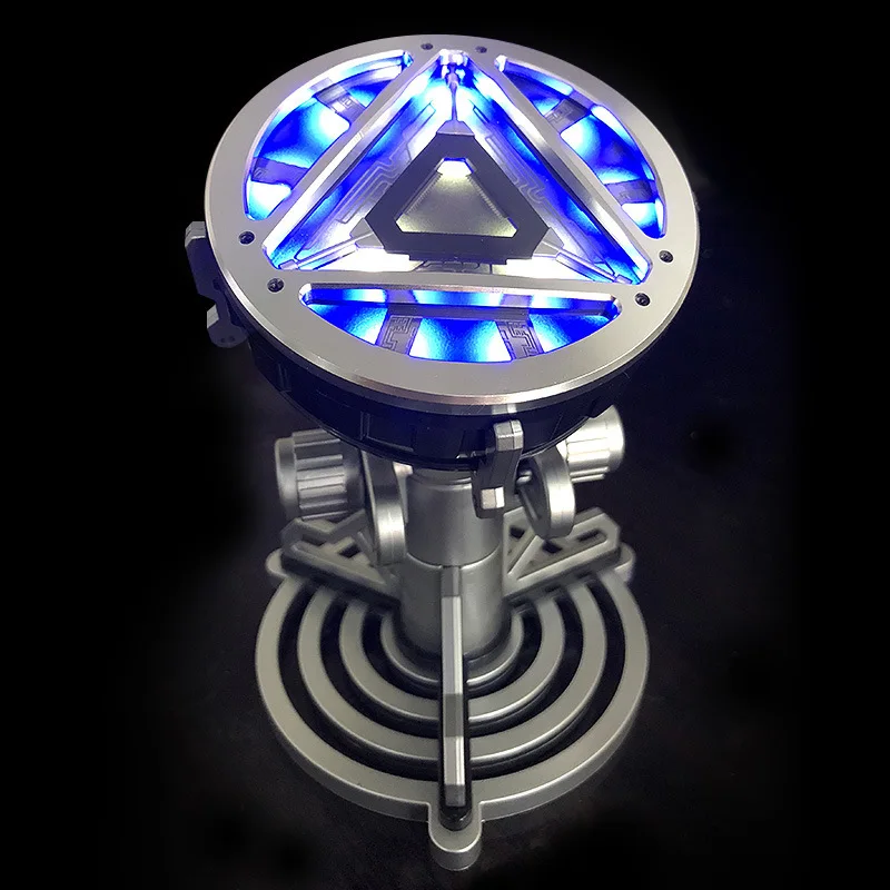 

Tony Stark Arc Reactor 1:1 Scale PVC Action Figure Iron Man Series Remote Control LED Ark Reactor DIY Toys Collecting Gifts