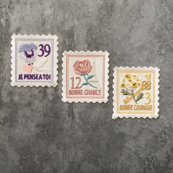 

3Pcs/Lot Stamp Creative Decorative Clothing Patches Embroidery Ironing on Hat Coat Dress Pants Accessories