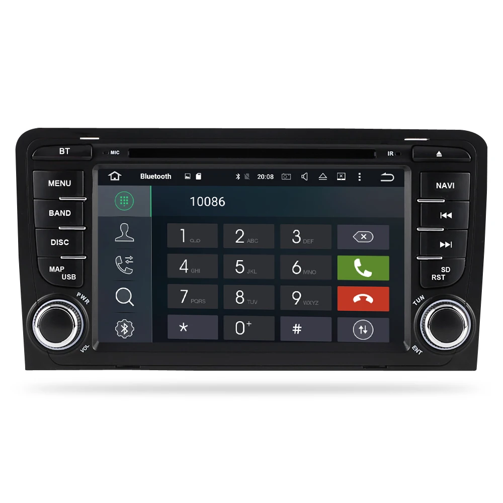 Perfect 4G RAM Android 9.0 Car DVD Stereo Multimedia Headunit For Audi/A3/S3  Auto Radio GPS Navigation Video Audio Support OBD2 DVR 16