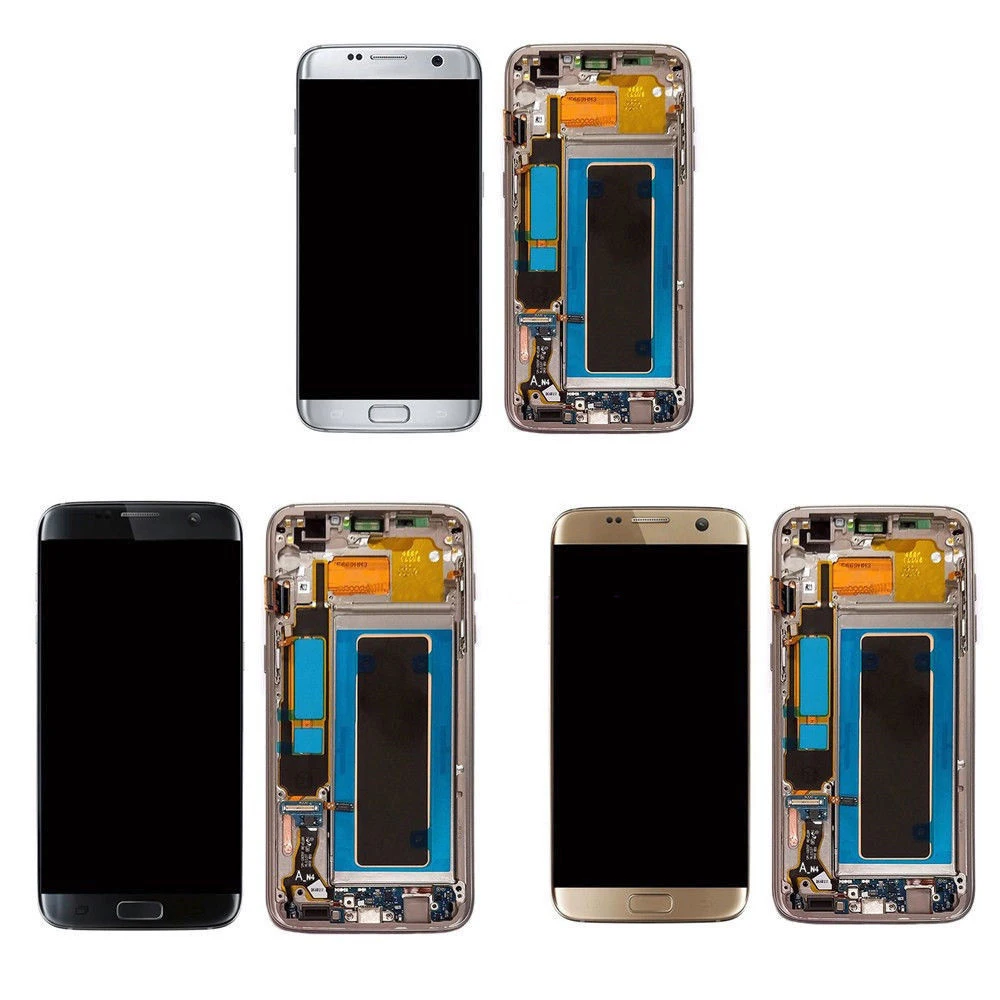 Sinbeda AMOLED мобильного телефона для SAMSUNG GALAXY S7 край ЖК дисплей Дисплей G935 G935F G935A